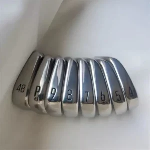 Golf Irons 200 Right Handed 8 Piece Full Set (4 9P 48) Forged Rubber Great Feel Long Distance Precise Control Portable Headcover