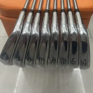 Golf Mallet Iron Heads with Rubber Grip Forged Stainless Steel Blade Right & Left Handed Women & Men Complete Set
