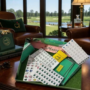 Golf Masters American Mahjong Set 160 Crystal Acrylic Tiles Foldable 4 Layer Storage Case Corporate Club Gift OEM