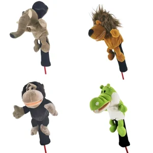 Golf Multi animal Golf Club Set No. 1.3.5 Wooden Club Cap Set Cartoon Cute Head protection Club Cover