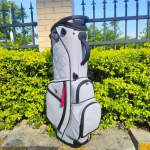 Golf OEM Custom Logo Premium Golf Stand Bag Waterproof PU Leather 5-14 Divider Golf Bag