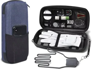 Golf Organizer Pouch Custom Color and Logo Storage for Gloves, Tees and Markers Removable Hanger Included Case Only