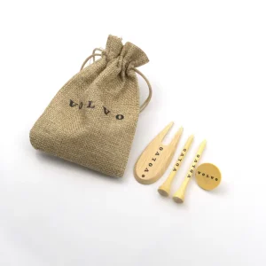Golf Pegs Golf Gift Set Golf Tees Bag Pouch Wooden Ball Marker Bamboo Divot Tools Bulk Bamboo Custom Eco-friendly Natural CN;GUA