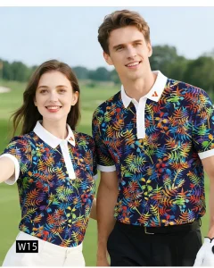 Golf Polo Shirts Men Quick Dry Breathable Logo Golf Wear ODM OEM