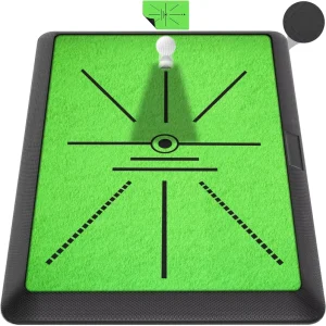 Golf Practice Mats Golf Swing Tracker Mat for Golf Training Aid Divot Board