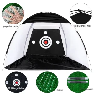 Golf Practice Net for Backyard Driving Chipping Portable Indoor Outdoor Customized Nets Hitting Aids for Effective Training