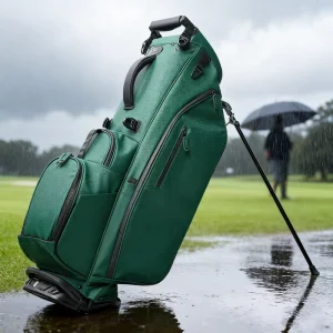 Golf Premium 6 Dividers Foldable Portable Custom Logo Lightweight PU Leather Waterproof Multi-Compartment Durable Golf Bag