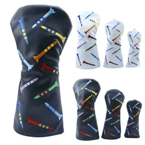 Golf Products PU Leather Golf Headcovers Customized Golf Accessories Headcover