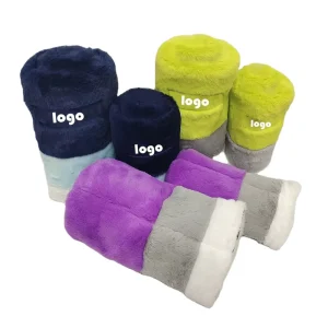 Golf Professional Custom Golf Club Headcovers Set Premium Cotton Driver Hybrid Putter Cover Embroidery Bulk