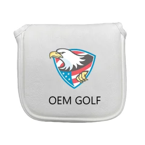 Golf Professional Custom Golf Club Headcovers Set Premium Pu Leather Driver Hybrid Putter Cover Embroidery Bulk