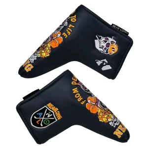 Golf Putter Headcover Magnetic Closure Shockproof Sleeve for Multi Style Golf Clubs Wear Resistant Head Cover