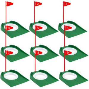 Golf Putter Practice Hole Cup Practice Target Printed Training Aid
