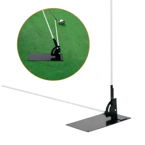 Golf Putting Aid Golf Swing Plane Trainer with Fiberglass Stick Golf Swing Training Equipment Golf Putting Practice Aid Outdoor