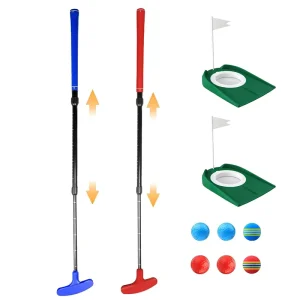 Golf Putting Club for Golf Course Left Right Handed Retractable Golf Putter Club Putting Exerciser