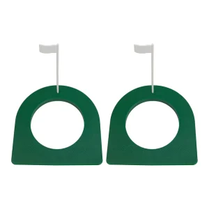 Golf Putting Cup Practice Hole Flag Set Portable Training Target Green Equipment Indoor Outdoor with Flagstick Custom OEM