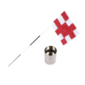 Golf Putting Green FlagStick with 6inch Stainless Steel Hole Cup Golf Flagstick Golf Putting Aid Golf Training Equipment