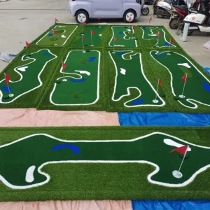 Golf Putting Green Indoor and Outdoor Golf 9 hole Greens Mini Golf Practice Green
