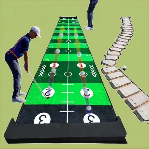 Golf Putting Green Mats Ball Trace Analysis Device Equipment for Training Use on Golf Courses