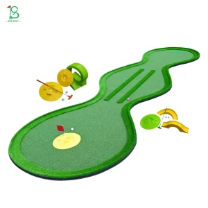 Golf Putting Green Mini Golf Course 14Pcs Set Durable Golf Accessories