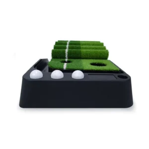 Golf Putting Green with Auto Ball Return Golf Practice Mat Training Aid