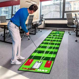 Golf Putting Mat Indoor Mini Golf Practice Training Aid Golf Putting Green Mat