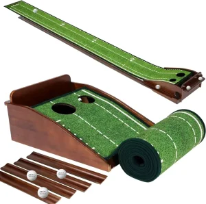 Golf Putting Mat Mini Golf Swing Course Trainer Enhanced Training for Golf Training Aids