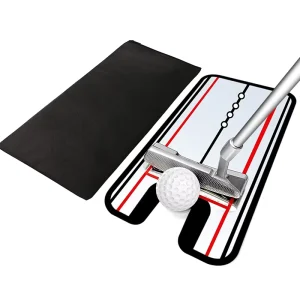 Golf Putting Mirror Modern Design Golf Putter Practice Mirror Customized Logo Golf Training Aids Portable Putt