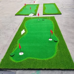 Golf Putting Trainer for Home Artificial Grass Golf Putting Mat