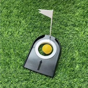 Golf Putting Training Aids with Plastic Flag for Adult Practice Indoors and Outdoors