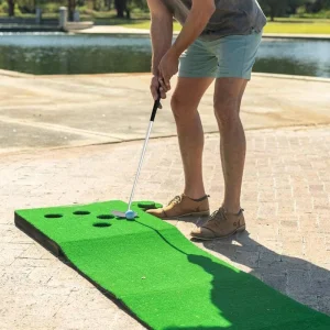 Golf Putting Training Mat Indoor Putting Greens for Home Golf Training Practice Golf Training Aid Accessories for Men