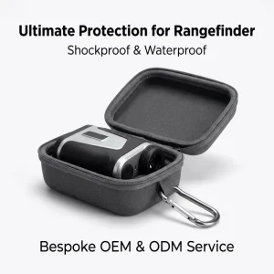 Golf Rangefinder Hard Shell Case 7 Inch Eco-Friendly Water Resistant Travel Bag 2-3 Compartments EVA Bag
