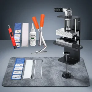 Golf Regripping Kit ODM OEM Golf Club Regrip Vise Friendly Indoor Golf Grip No Drilling Required Grip Remover Club Vise Clamp