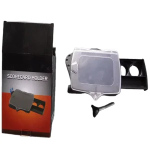 Golf Score Card Holder for Golf Trolleys Multipurpose Golf Trolley Score Card Holder Integrated Ball