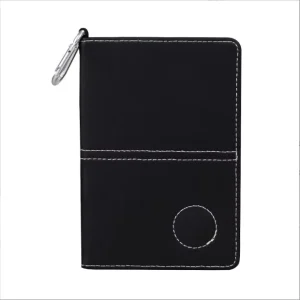 Golf Scorecard Holder Golf Course Competition Supplies Scorebook Golf PU Leather Score Cover
