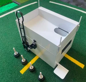 Golf Semi Automatic Ball Machine with Foot Pedal Operation Automatic Golf Ball Tee Up Golf Ball Dispenser Golf Training Aid