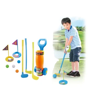 Golf Set Outdoor Indoor Sport Toy Golf Game Set Training Club Equipment for Kids