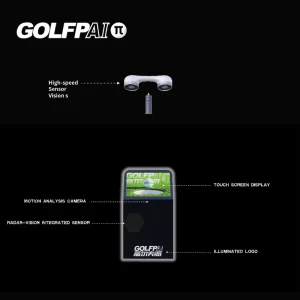 Golf Simulator All in One Machine A1Pro with High-speed Spotlights Vision Sensor Software for Indoor Golf