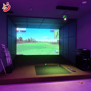 Golf Simulator Smart Indoor Sports Simulator Interactive Screen Projection Game Center Entertainment Equipment