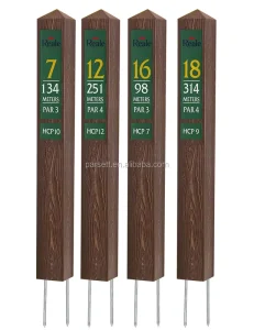 Golf Single Post Tee Sign