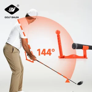 Golf Swing Angle Correction Training Equipment ABS Material Left/Right-Handed for Novice Golfers to Practice