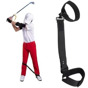 Golf Swing Leg Posture Corrector Golf Swing Trainer Practice Gesture Training Aid Equipment Golfing Accessory