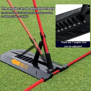 Golf Swing Plane Golf Alignment Stick Holder Golf Swing Path Training