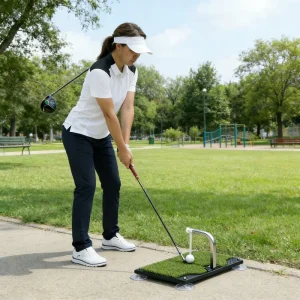 Golf Swing Plane Trainer Golf Training Aids Swing Plane Precision for Adults Professional Practice