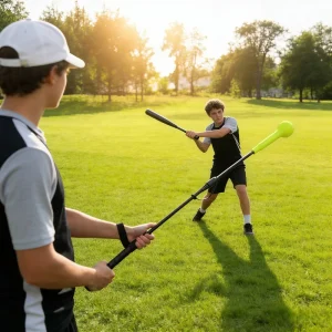 Golf Swing Trainer Aid and Warm Up Practice Stick for Grip Balance Distance and Power Training
