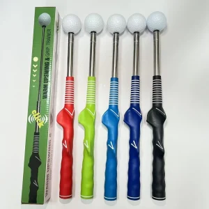 Golf Swing Trainer Equipment Telescopic Warm up Practice Golf Swing Training Aid