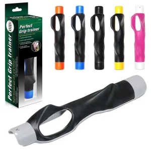Golf Swing Trainer Grip Alignment Golf Clubs Gesture Correct Wrist Training Aids Tools Golf Club Handle for Swing Grip Trainer