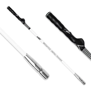 Golf Swing Trainer Indoor Outdoor Teaching Aid Spring Loaded Practice Grip Golf Training Stick