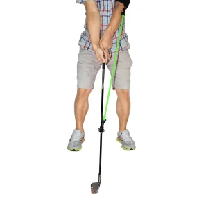 Golf Swing Trainer Resistance Band Portable Elastic Swing Training Aid for Power Tempo Flexibility Improve Swing Posture
