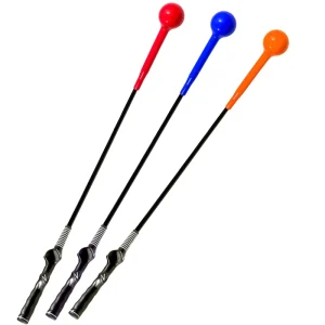 Golf Swing Trainer with Silicone & Carbon Fiber and TPU Grip for Flexibility Training Lag Practice Warm Up