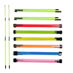 Golf Swing Training Aids Foldable Design 3 Pack Plastic Golf Practice Alignment Sticks Rods